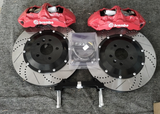 380MM ディスク付き赤い車のブレーキキャリパーキット アウディ A4B9 R19 ブレンボ GT6 に適合