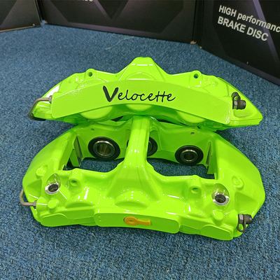 より大きいブレーキ出力の車GT6 Monoblockの技術の緑の6つのピストン カリパス