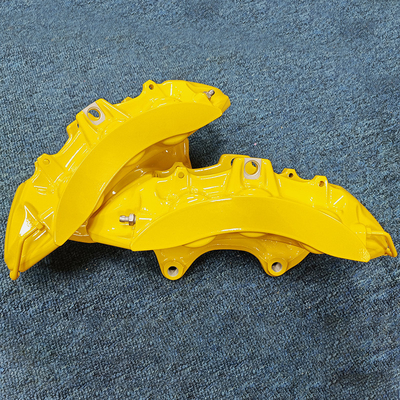前部スポーツのレース カー ブレーキ カリパスV6 6の鍋の中心の帽子色