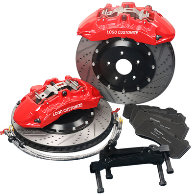 赤いV6強い停止動力車ブレーキ カリパス6の鍋355mm 380mm 405mm
