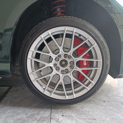 Audi A5は車のブレーキ キャリパーのキット6の大きい鍋の赤い色のMonoblock Calperを改善します