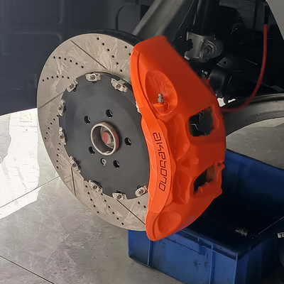 Zeekr 001の改善のAkebono 9N車ブレーキ カリパスのキットのオレンジ色