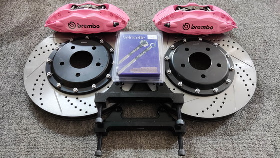 Brembo F50 改修キャリパー 4pot 車ブレーキキャリパー三菱ランサー用